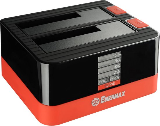 Dockingstation Harde Schijven - Externe Opslag - Data Overzetten - Universele Compatibiliteit - 16.5 cm - Zwart — afbeelding 3
