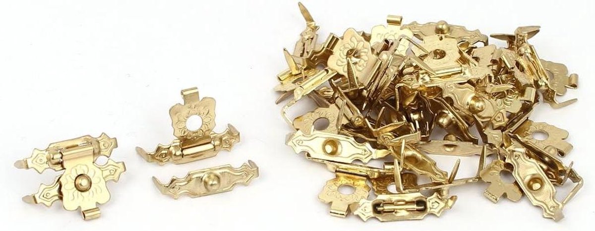 Doos Hasp Slot - Kist Sluiting Vangst - Dozen Sluiten - Anti-corrosie Eigenschappen - 20 x 16 x 10 mm