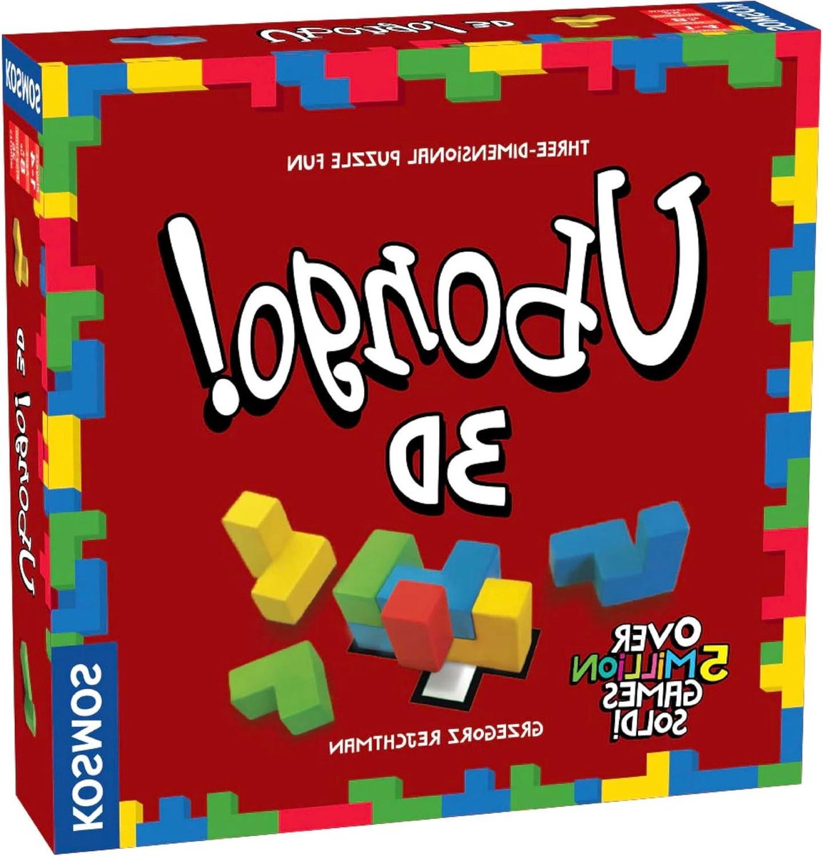 Ubongo 3D Puzzelspel - Geometrisch Puzzelspel Strategie Spel - Familie Spelletjes - Driedimensionale Puzzelstukken - 1-4 Spelers