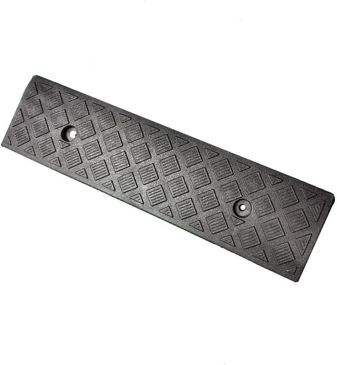 Drempelhulp Oprit - Stoeprandhelling Plastic - Veilig Overbruggen - Lichtgewicht & Draagbaar - 50x13x3 cm - Willekeurig