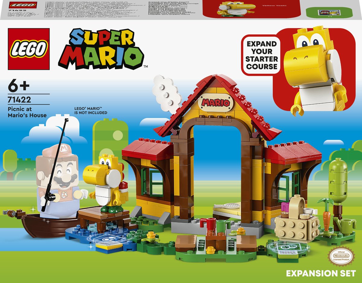 Bol.com LEGO Super Mario Uitbreidingsset: Picknick bij Mario's huis - 71422 aanbieding