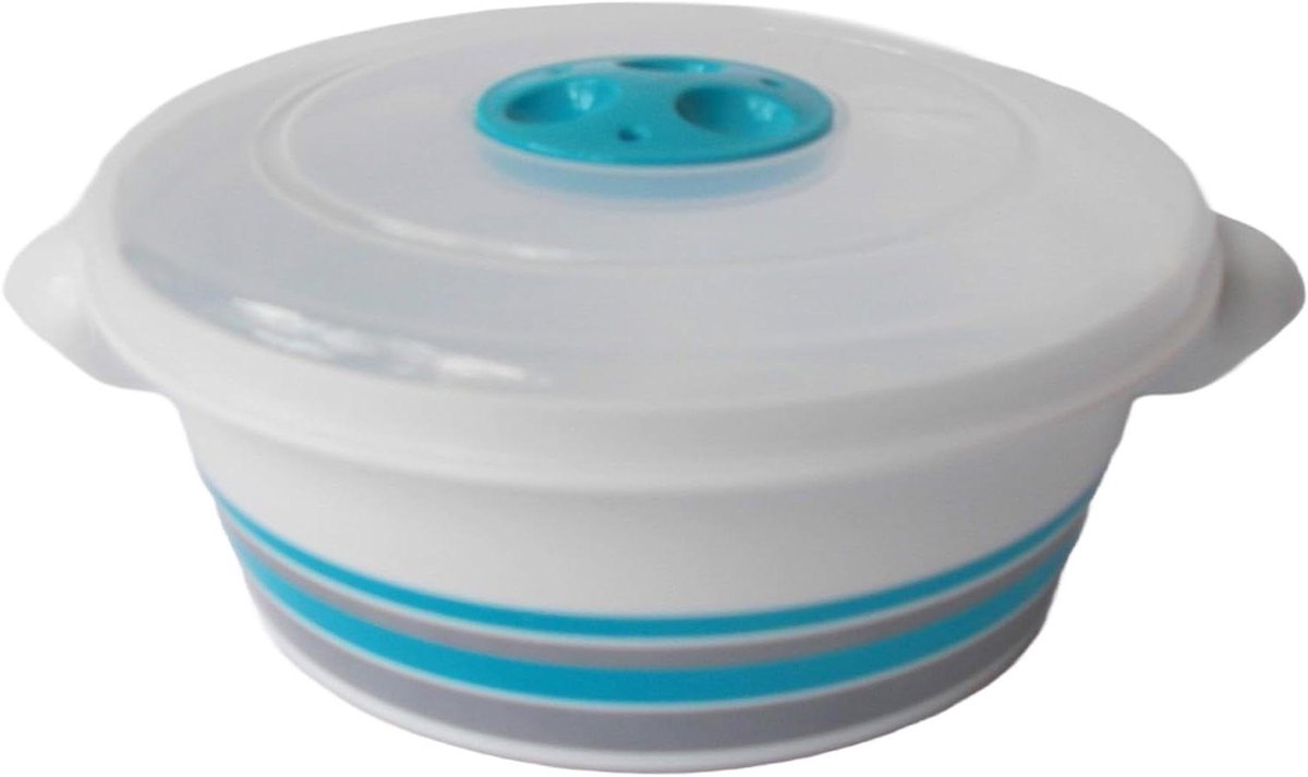 Magnetron Pot - Stoomboot Pot - Magnetron Koken - Geventileerd Deksel - 1 Liter - Multi