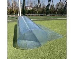 Polycarbonaat Dakplaat,Doorzichtige Dakplaat Voor Kas,Vervangende Plastic Panelen Voor Kozijnen,0,8mm Doorzichtige Glasvezelpaneel,Weerbestendig Broeikasplaten,Daglichtpanelen,W×L-1×10m