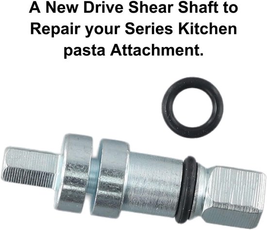 Schaaraskoppeling - Aandrijfas koppeling - Pasta maken - CNC-gefreesd - 6x1x1 cm - Zilverkleurig van Merkloos — afbeelding 2