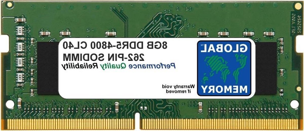 DDR5 RAM Module - 8GB Geheugen - Laptop Upgrade - 4800MHz Snelheid - SODIMM 262-PIN