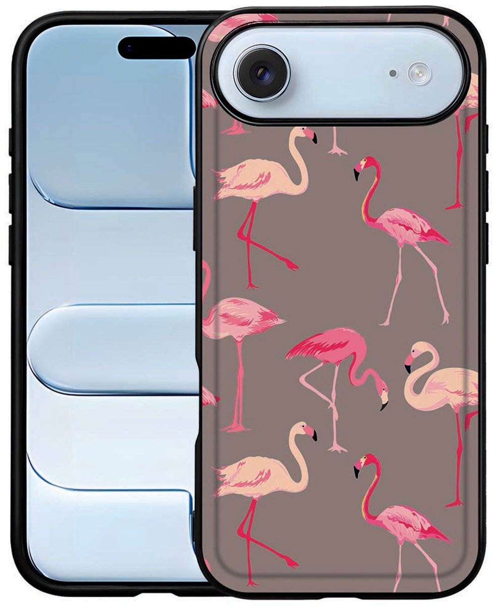 Apple iPhone Air TPU Hoesje Flamingo