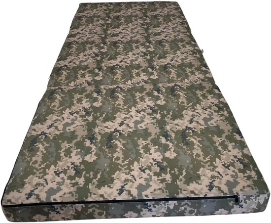 Vouwmatras - Gastenmatras Ligbed - Extra Slaapplek Creëren - Wasbare Hoes Inklapbaar - 180 x 65 x 7 cm — afbeelding 4