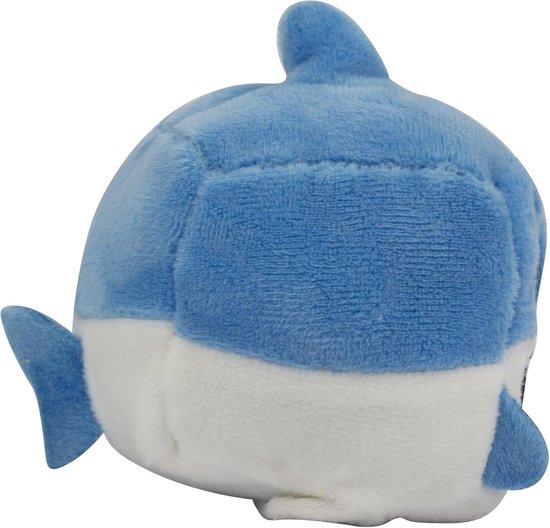 Baby Shark Kubus Pluche - Knuffel Dobbelsteen - Muziek Luisteren - Zacht Pluche Materiaal - Niet Gespecificeerd - Lichtblauw van Baby Shark — afbeelding 2