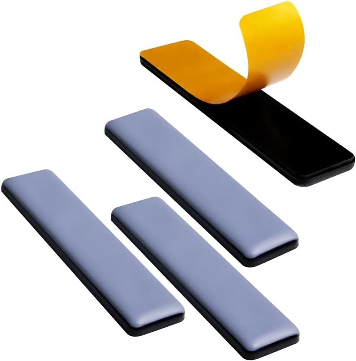 Meubelglijders Set - Vloerbeschermers - Meubels Verplaatsen - Zelfklevend Duurzaam - 25x100 mm - Zwart