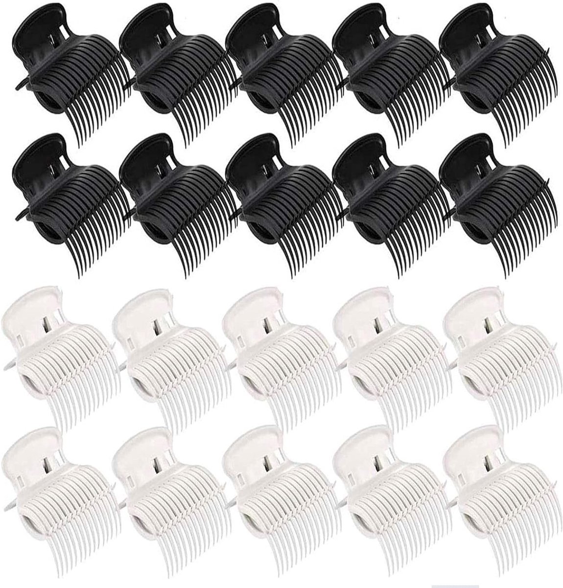24 Stuks Haar Roller Klemmen voor het Stylen van Vrouwenhaar, Ideaal voor Kappers en Thuisgebruik