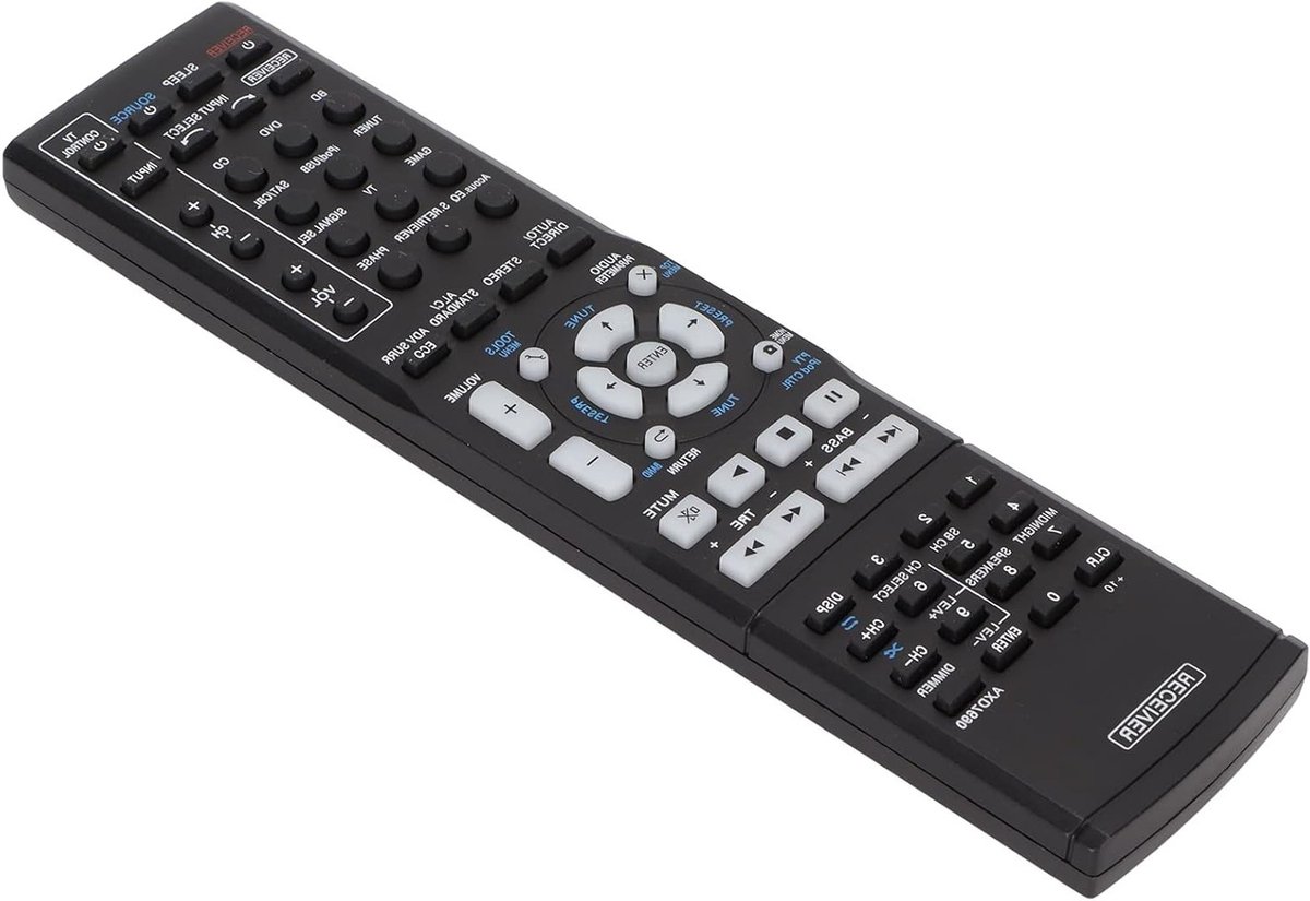 Vervangende Afstandsbediening voor AV Receivers - Compatibel met AXD7690, VSX323K, VSX423 en Meer, Ideaal voor Thuisbioscoop en Audio-installaties