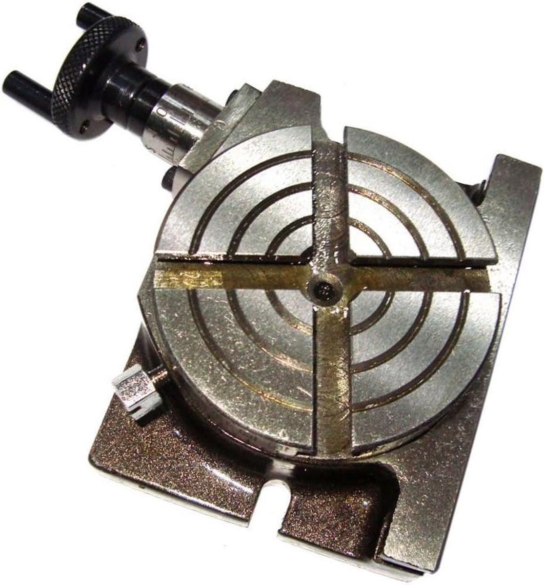 Mini Roterende Lijst - Draaibare Tafel - Freesmachine Werk - Horizontaal Verticaal - 3 Inch 75mm - Metaal