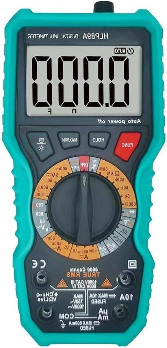 Digitale Multimeter - Stroommeter Spanningstester - Elektrische Metingen - NCV Contactloze Detectie - 22 x 10 x 6 cm