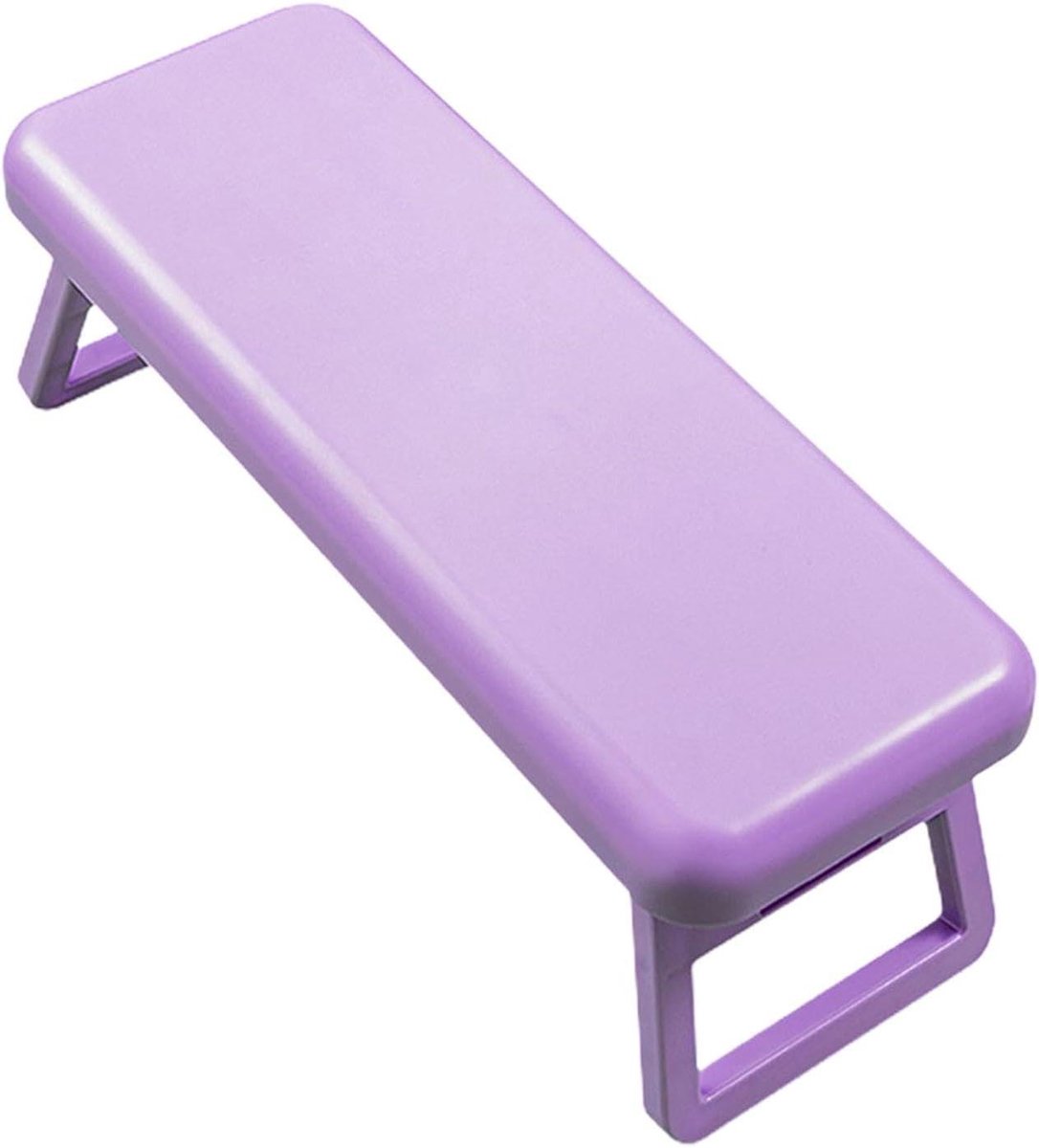 Manicure Handsteun - Nagel Kussen - Nagels Verzorgen - Opvouwbaar Ontwerp - 28 cm Lang - Wit