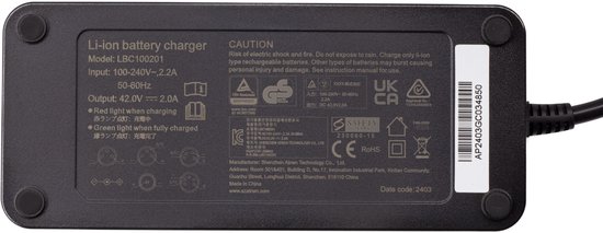 Stella Type 2 Vervangende Lader - 2A 36V - 5-polig Trapezium - Model SSLC084V42XH — afbeelding 4