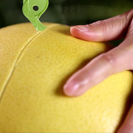 Sinaasappelschiller - Citrus opener - Fruit bereiden - Ergonomisch ontwerp - 45 x 35 mm - Meerkleurig — afbeelding 5