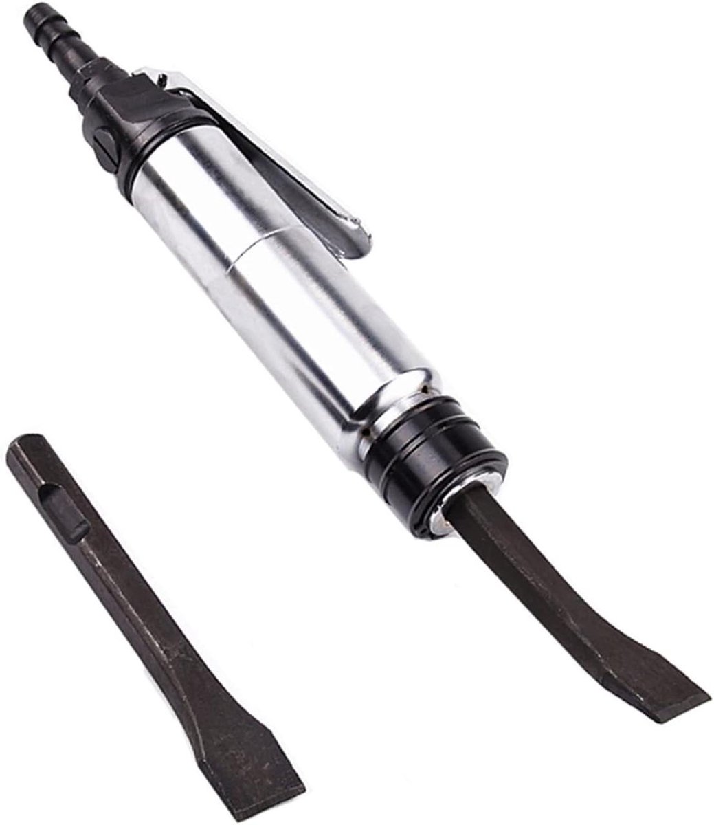 Pneumatische Schop - Luchtbeitel Pick - Metaal Bewerken - Krachtige Slagen - 21.5 cm - Zilver