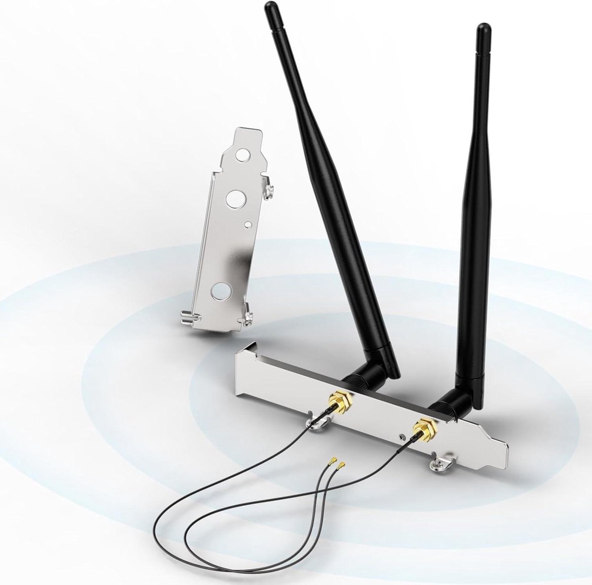 Wifi Antenne Set - Draadloze Verbinding - Netwerk Uitbreiding - Dual Band 6dBi - 2 Stuks - Zwart