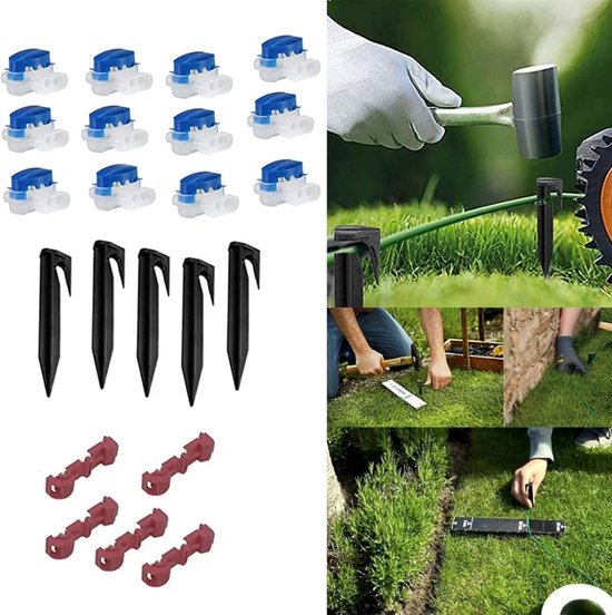 Waterdichte Elektrische Draad Connector Kit Tuin Tool Accessoires Met Gel Gevulde Terminals Voor Grasmaaier Draad Reparatie — afbeelding 5