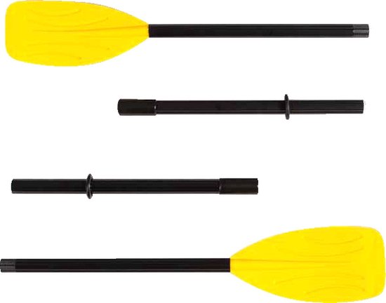 Intex Challenger 2 Boot Set - 236 x 114 x 41 cm - Inclusief peddels en pomp