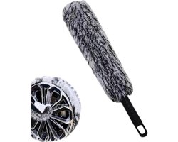 Wielborstel Auto - Velg Reiniger - Auto Detaillering - Superzachte Microvezel - 41 cm Lengte - Zwart