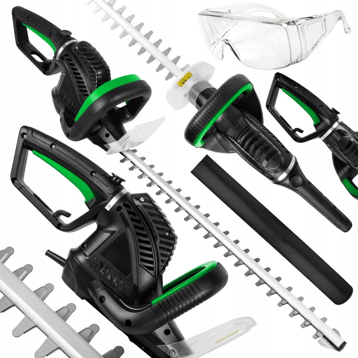 MOZY® - Elektrische Heggenschaar - met Veiligheidsbril - 61 cm - 1800W - Oververhittingsbescherming - Mesafstand 20 mm - Snoeien en Knippen
