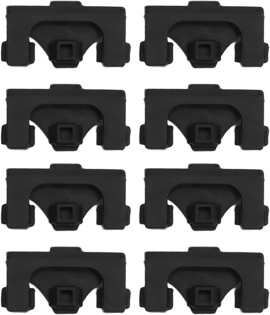 Set van 8 Antislip Rubber Buffers voor Airfryer - Krasbestendig en Duurzaam Silica Gel Accessoire van Merkloos — afbeelding 5
