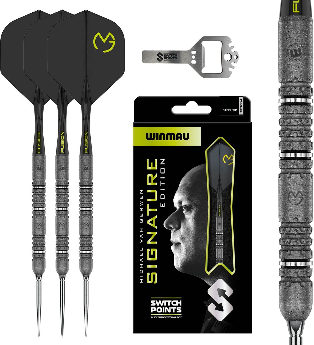 Winmau Michael van Gerwen Signature Edition Switch Point 90% - Dartpijlen