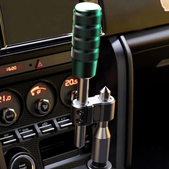 Lange offsetknop - Verstelbare versnellingspookknop verlenging voor handmatige auto's - H-vormige voertuig versnellingspookknop, hoogte hefboomverlenging, eindstuk — afbeelding 3