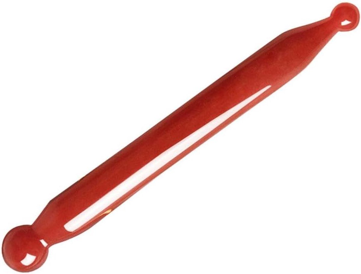 Massage Hars Staaf - Acupunctuur Stick - Pijn Verlichten - Ronde Randen - 125 cm - Donkerrood