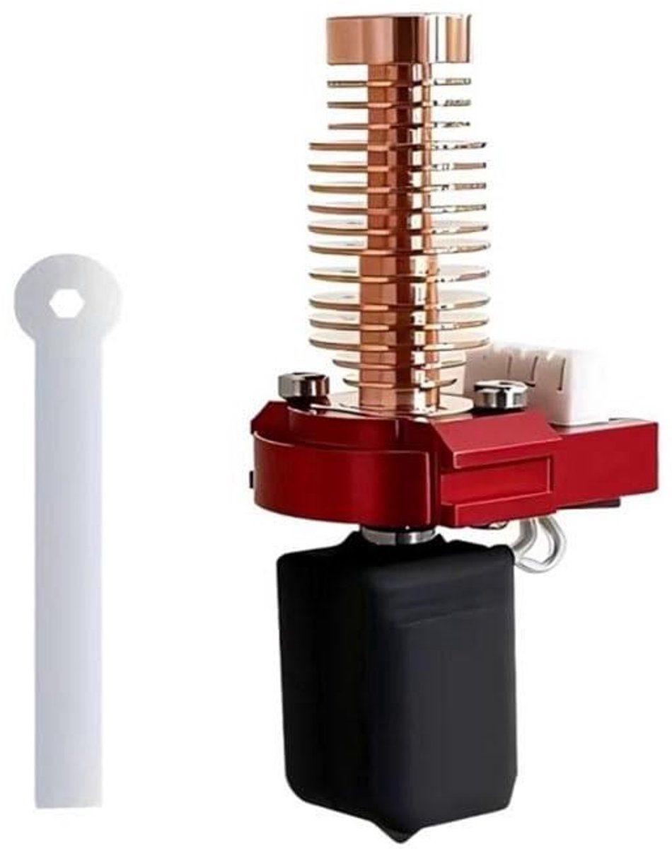 Hotend Upgrade Kit - 3D Printer Onderdeel - 3D Printen Verbeteren - Gehard Staal Mondstuk - 0.6 mm - Zilver