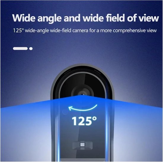 Ring Deurbel 4,3 Inch 2,4G Draadloze Videodeurbelcamera WIFI Nachtzicht Smart Home Security Deurbel Tweerichtingsintercom For Thuis Installeren In Een Handomdraai(FREE 256G SD Card) — afbeelding 5