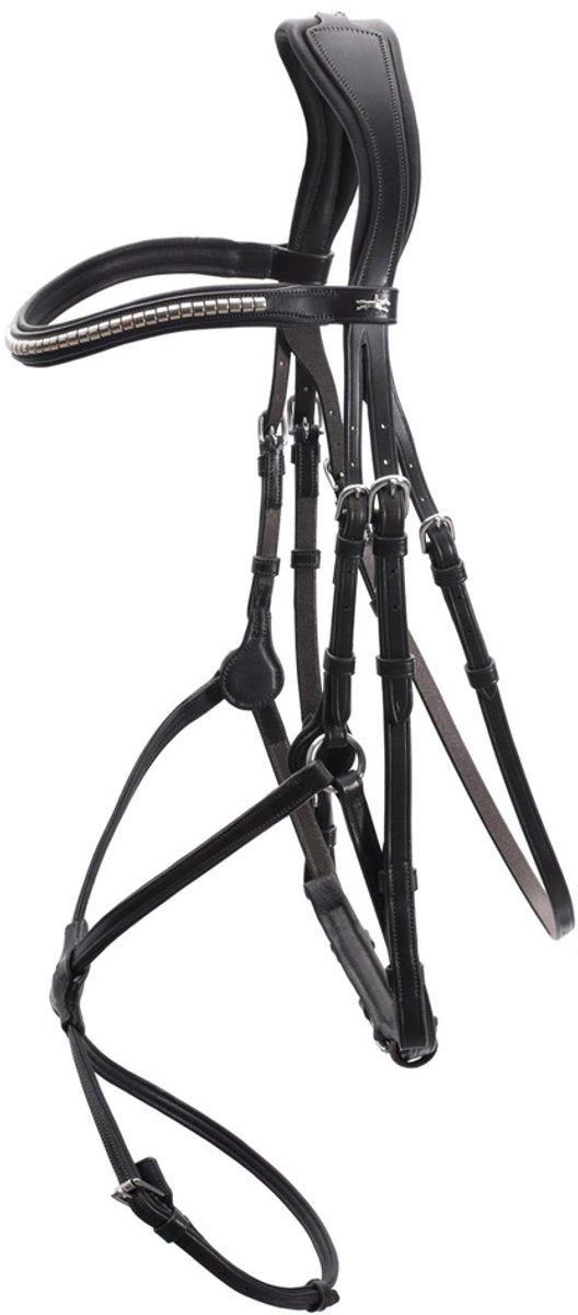 Schockemöhle Rio Select Hoofdstel Full - Zwart/Zilver