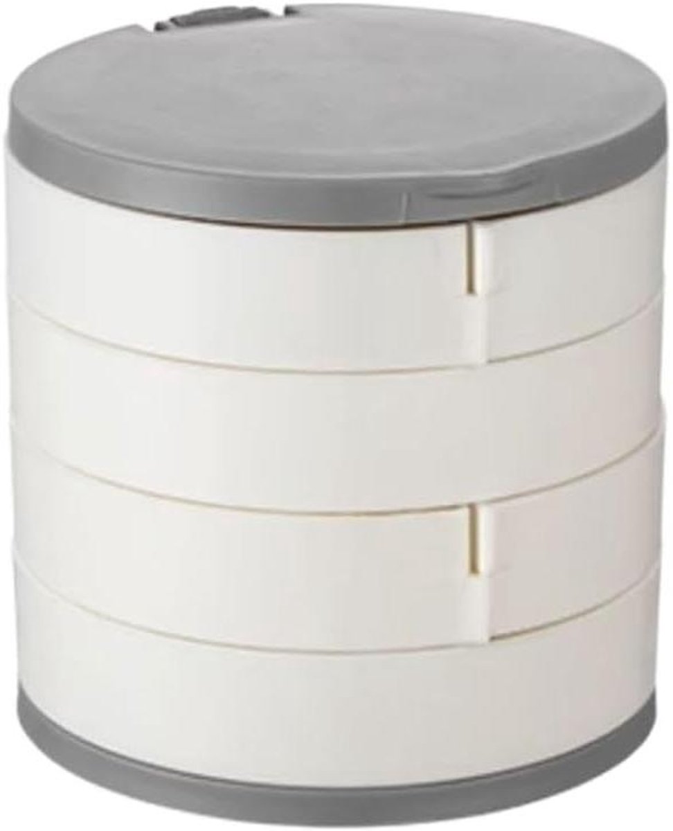 Sieraden Vitrine - Opbergdoos - Sieraden Opbergen - Beschermt Tegen Krassen - 10 cm Diameter - C