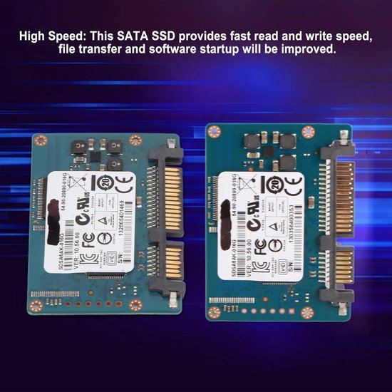 Interne SSD - Opslag Schijf - Computer Uitbreiding - Snelle Data Transfer - 16 GB - Zwart — afbeelding 2