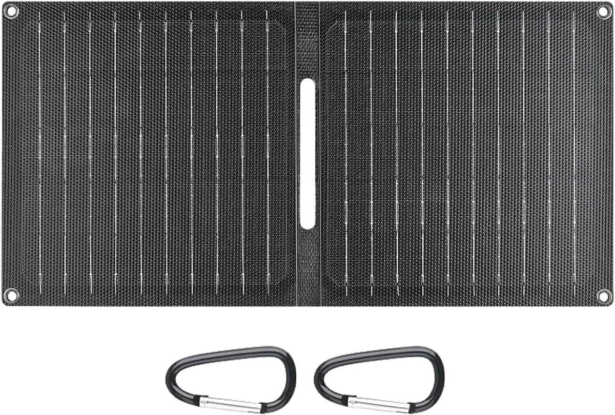 Zonnepaneel Oplader - Draagbare Energie - Outdoor Opladen - 30W Snelle Oplaadtechnologie - Opvouwbaar Ontwerp - Meerkleurig