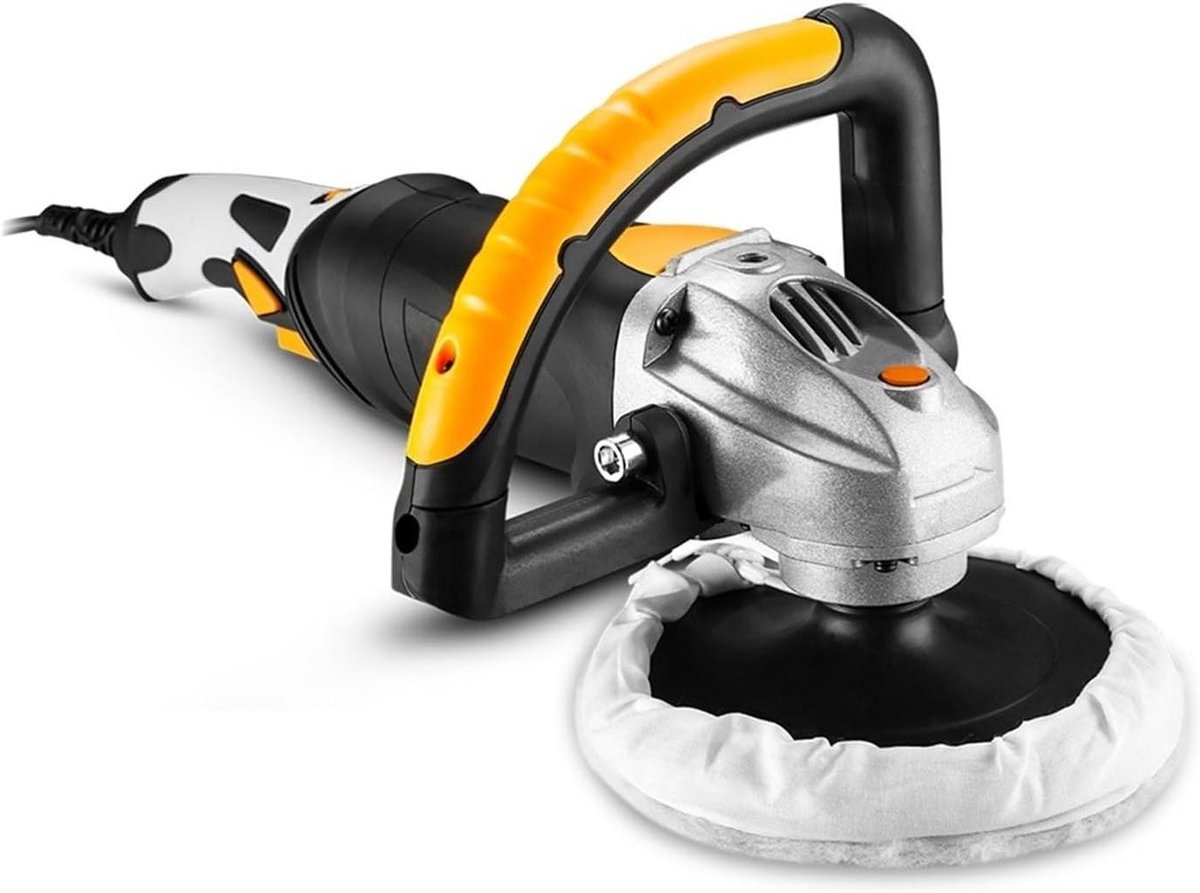 1600W Variabele Snelheid Auto Polijstmachine 3200 Rpm 180 Mm Elektrische Polijstmachine Auto Polijstmachine Vloer Schuren Waxen Gereedschap Stabiel Slijpen