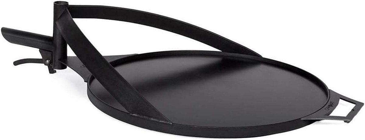 Grillplaat Staal - Buiten Koken - Open Vuur - Handgemaakt Product - 50 cm Diameter - Zwart