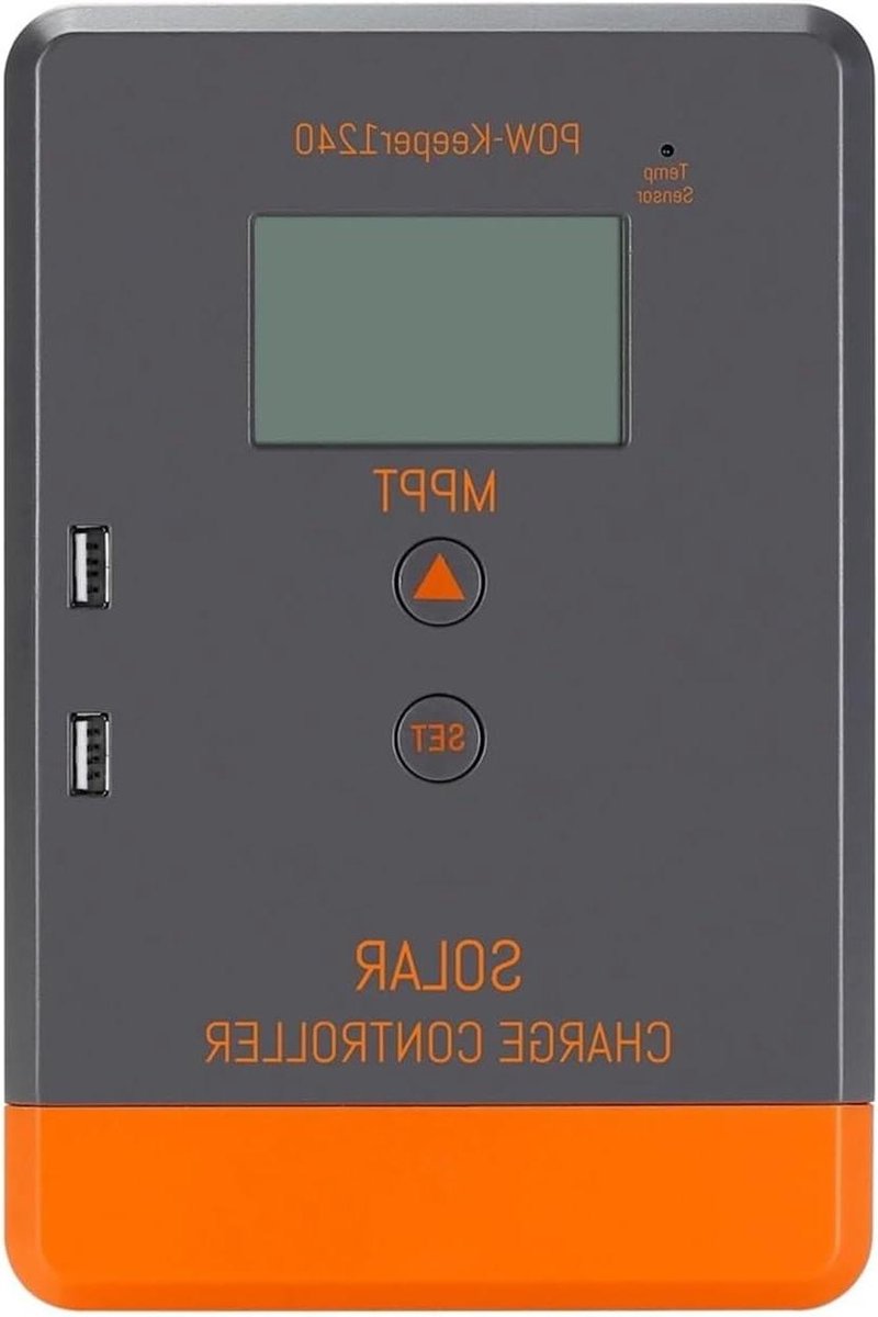 Zonne Laadregelaar - MPPT Controller - Energie Beheer - Geavanceerde MPPT Technologie - 20A tot 45A - Zwart