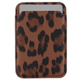Selencia Sabi Pashouder geschikt voor MagSafe - Wallet Kaarthouder - Mocha Brown