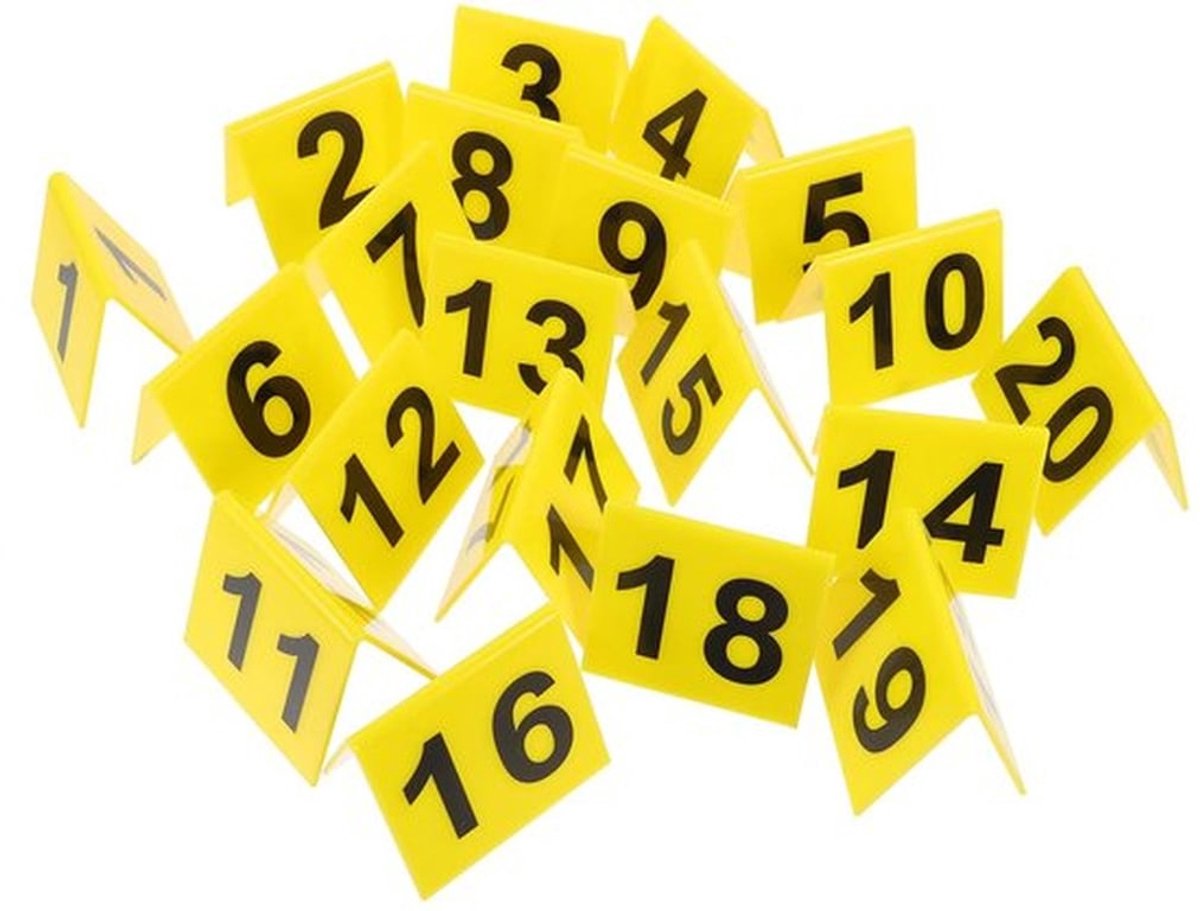 Bewijsmarkers, 20 Stuks, 1-20 Cijfermarkers, Decoratie, Identificatienummer, Tent, Scène