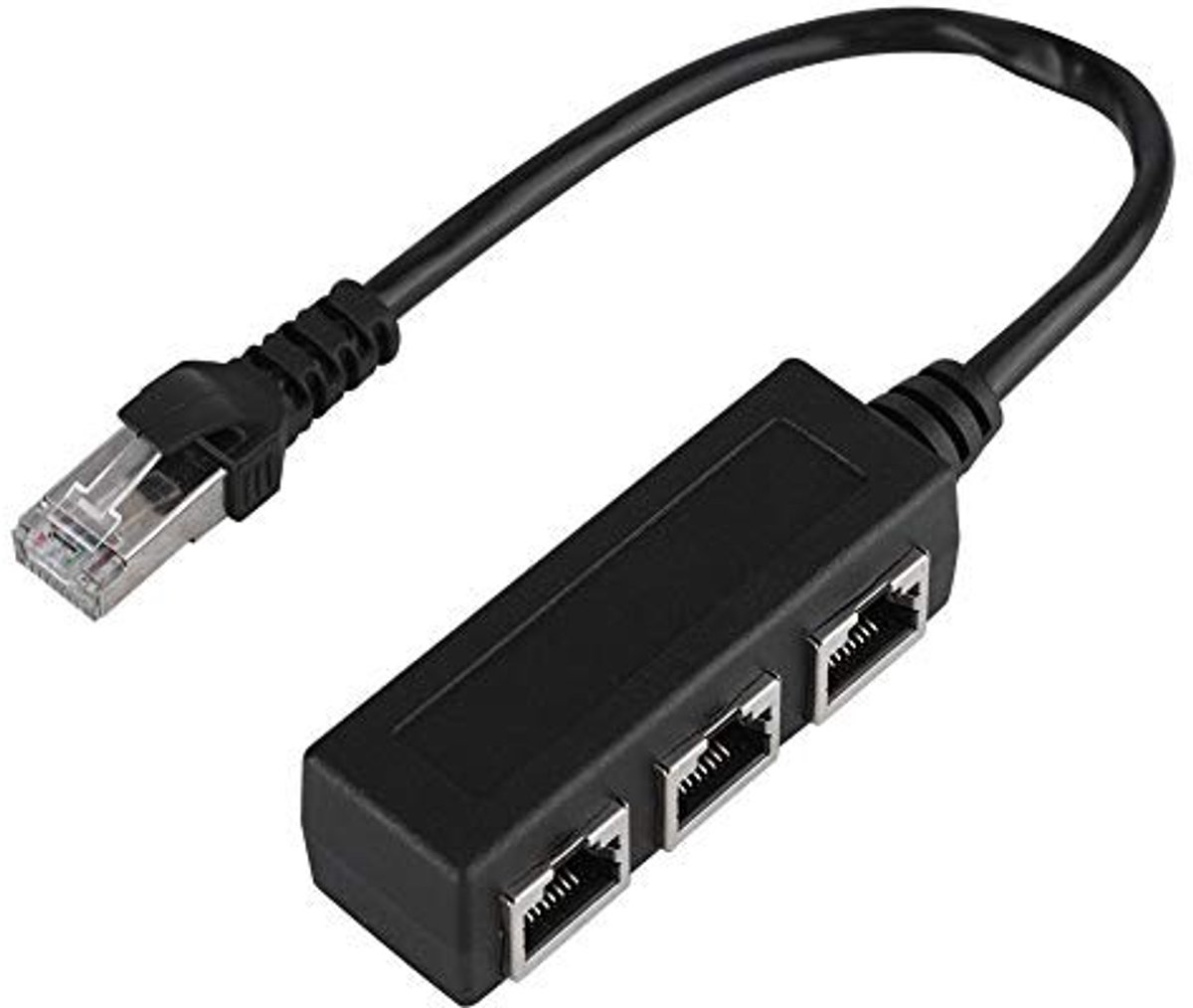 Zeynomax - Ethernet-kabeladapter - RJ45-splitter - 1 naar 3 - LAN-verdeler - Ethernet netwerk splitter - Geschikt voor internetgebruik - Adapterkabel