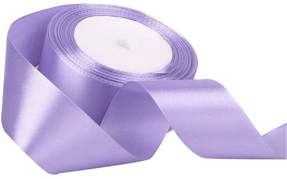 22m x 3.8cm Satin Rood Cadeauband - Breed Decoratie Strik voor Huwelijk en Feest