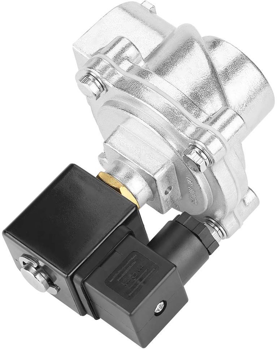 Jhubersproducts - Elektromagnetische Pulsklep - 2-weg - Aluminium Legering - DC 24V - G1 Schroefdraad - Voor Stofverzamelaar - Duurzaam - Efficiënt -