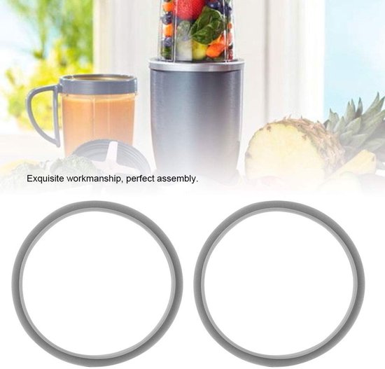 Smoakez - Blenderpakking - Vervangende Onderdelen - Perfecte Montage - Rubberen Afdichtring - Geschikt voor Nutri 900W Sapcentrifuge - 2 Stuks van Smoakez — afbeelding 3