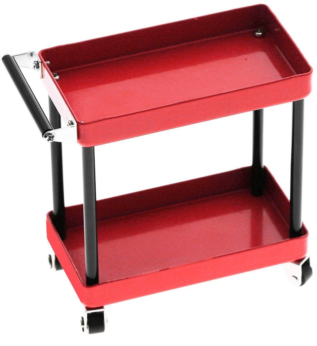 Smoakez - Gereedschapswagen - Gereedschapsorganizers - Duurzaam met wielen - Rood - Handig voor werkplaats - Geschikt voor RC-accessoires - Ideaal ...