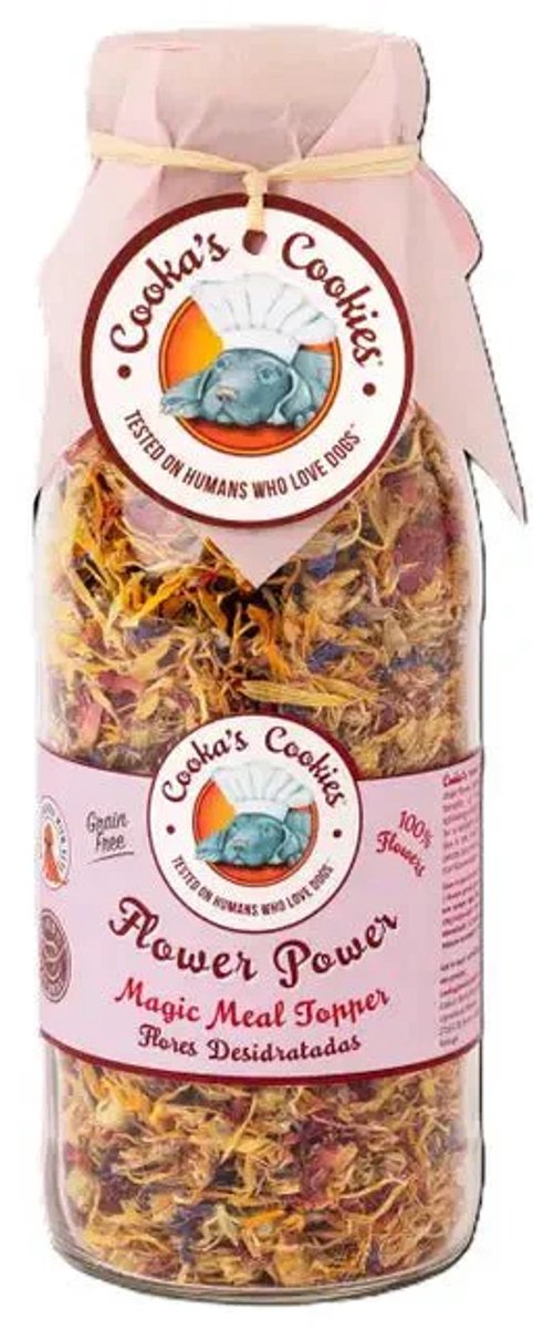 Cooka's Cookies Flower Power (35gram) - eetbare bloemen voor honden