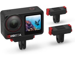 Set van 2 Magnetische Snelle Voltage Adapterhouders voor Action Camera's, Uitbreidingsbasis met 1/4 Schroefdraad voor GoPro, Geschikt voor DJI Osmo 360 en Accessoires