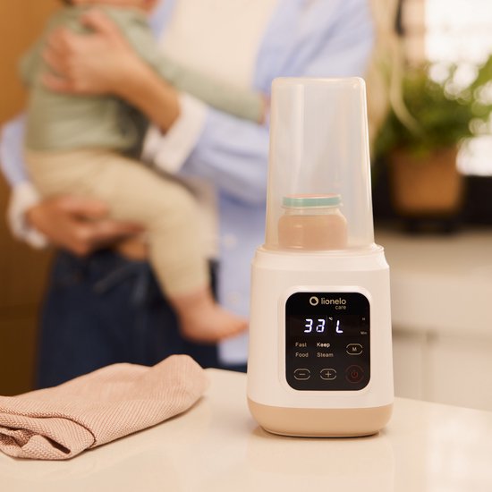 Lionelo ThermUP 3.0 - Baby Flessenwarmer 6in1: Sterilisator, Flesverwarmer, Snel Opwarmen & Ontdooien, Warmhouden 24u, Vloeistoffen en Eten - Flessen - 35-100°C - 400W - BPA-FREE van Merkloos — afbeelding 4