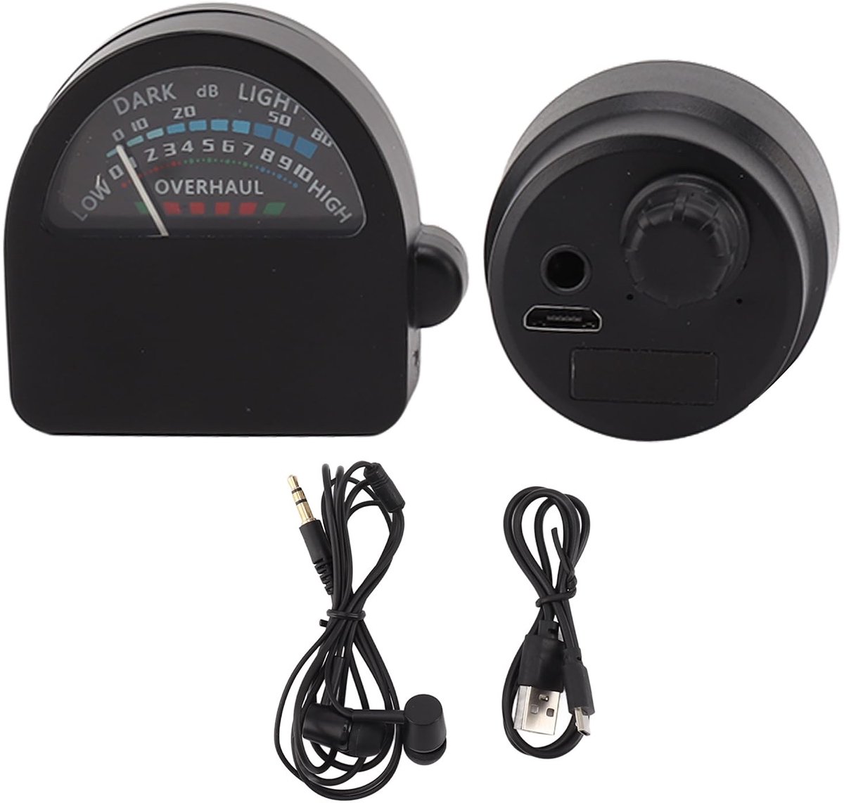 Dailygoods - Waterleidingdetector - Gevoelig Waterlekkageapparaat - 13000x Helder Geluid - Zwart - Wandmontage - Thuisgebruik - Waterlekkage Opsporen